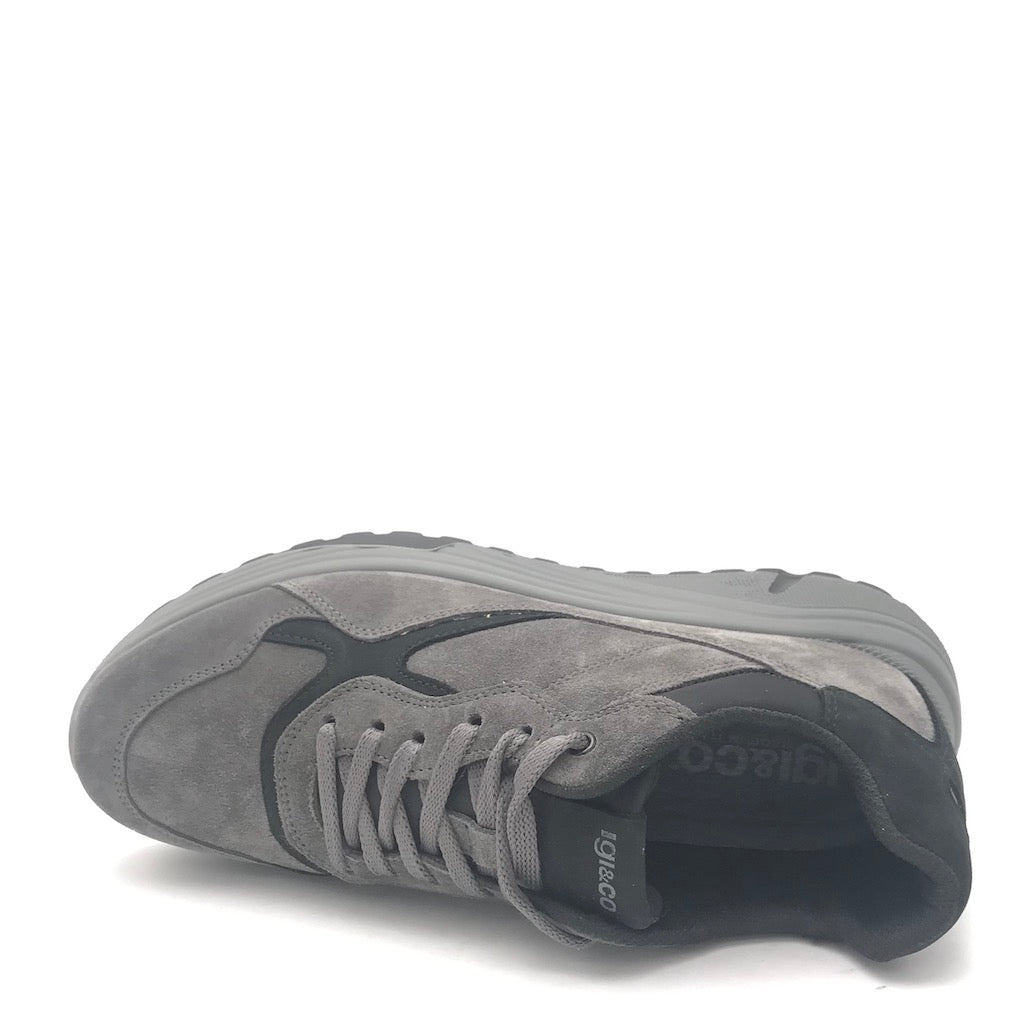 Zulian Calzature Sneakers Seth antracite Saldi Di Fabbrica