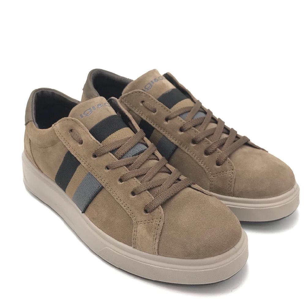 Zulian Calzature Sneakers Sten sesamo In Saldo