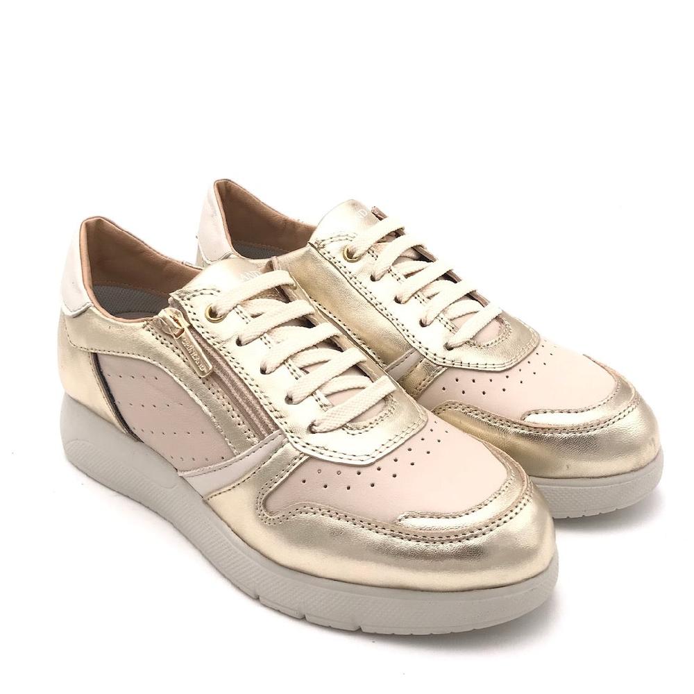 Zulian Calzature Sneakers Seli beige-platino Consegna Veloce