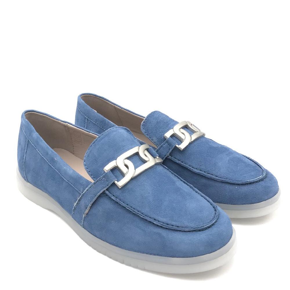 Zulian Calzature Mocassino Taco cielo Economico