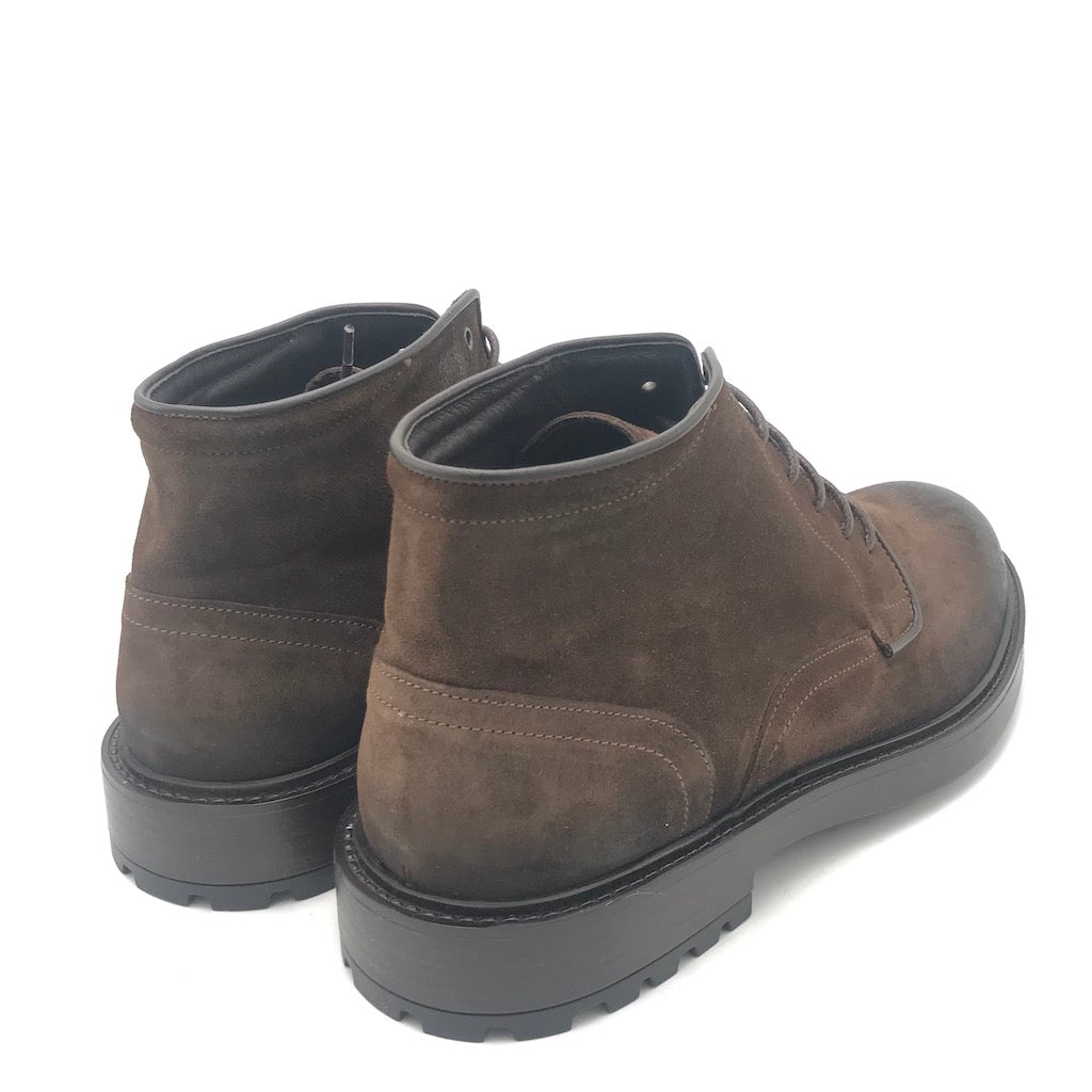 Zulian Calzature Stivaletto in crosta anticata terra Vendite Flash