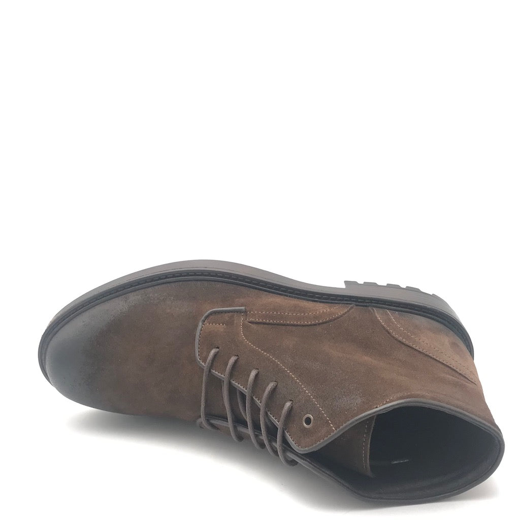 Zulian Calzature Stivaletto in crosta anticata terra Vendite Flash