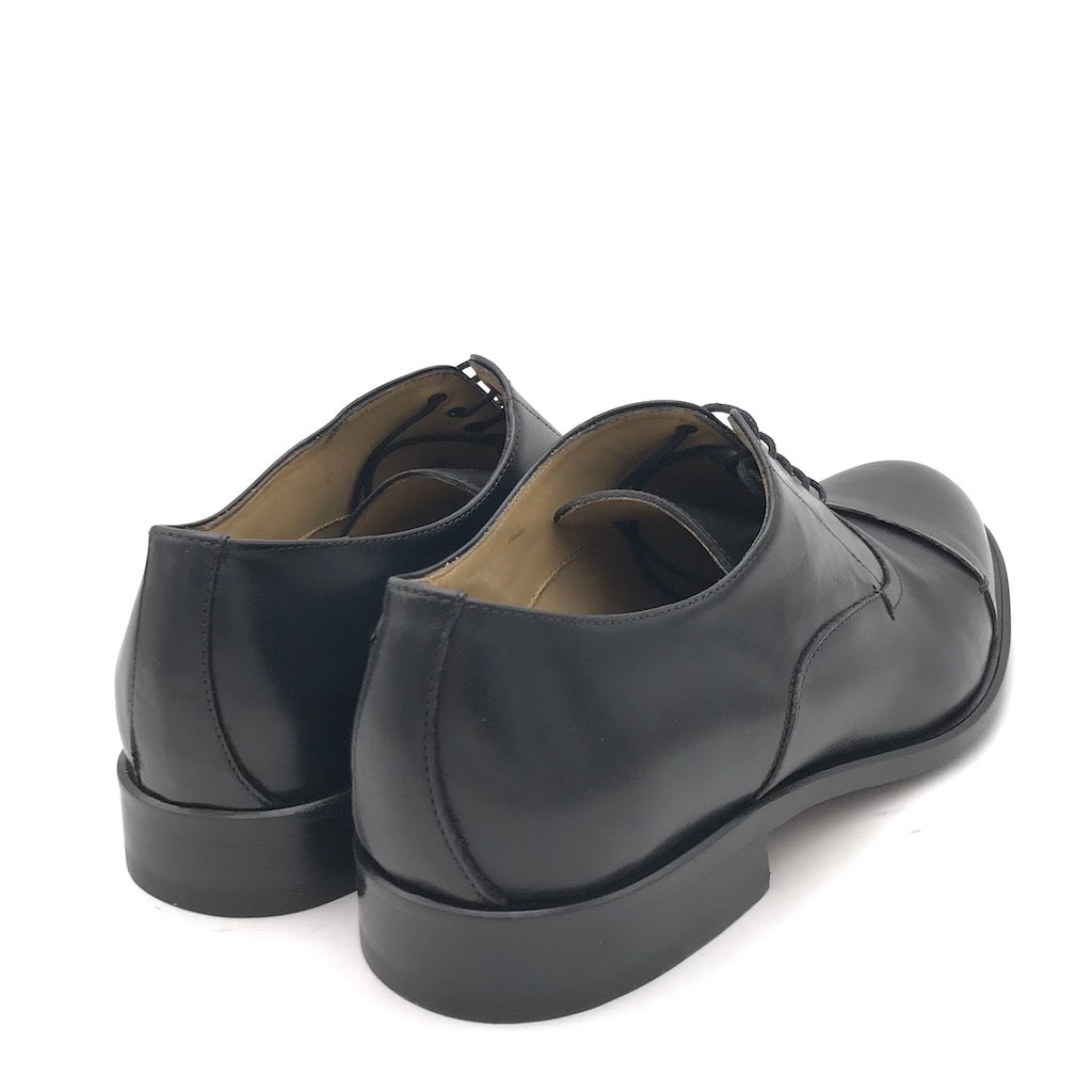 Zulian Calzature Stringata classica nera Offerta natalizia