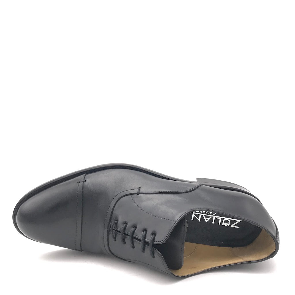 Zulian Calzature Stringata classica nera Offerta natalizia