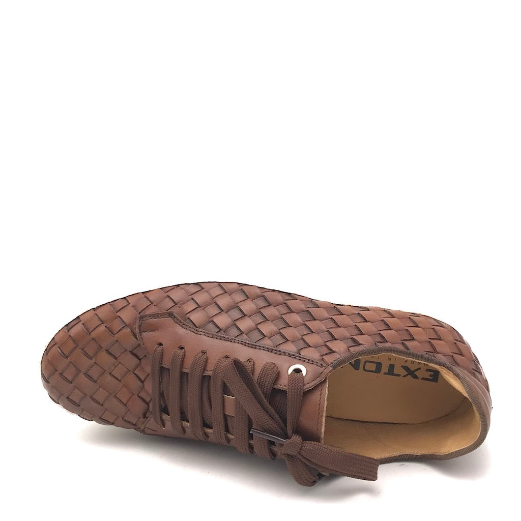 Zulian Calzature Sneakers intrecciata cuoio 2025