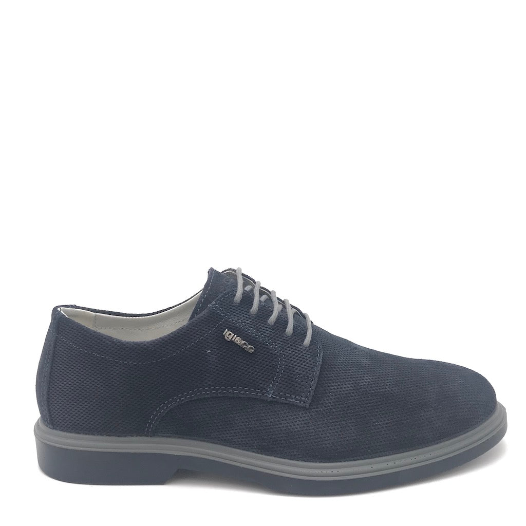 Zulian Calzature Allacciata Garret blu