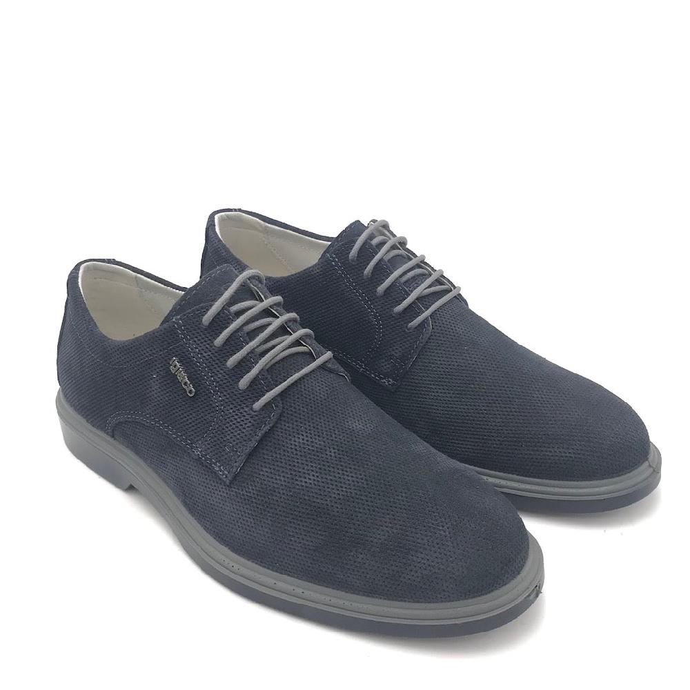 Zulian Calzature Allacciata Garret blu In Linea