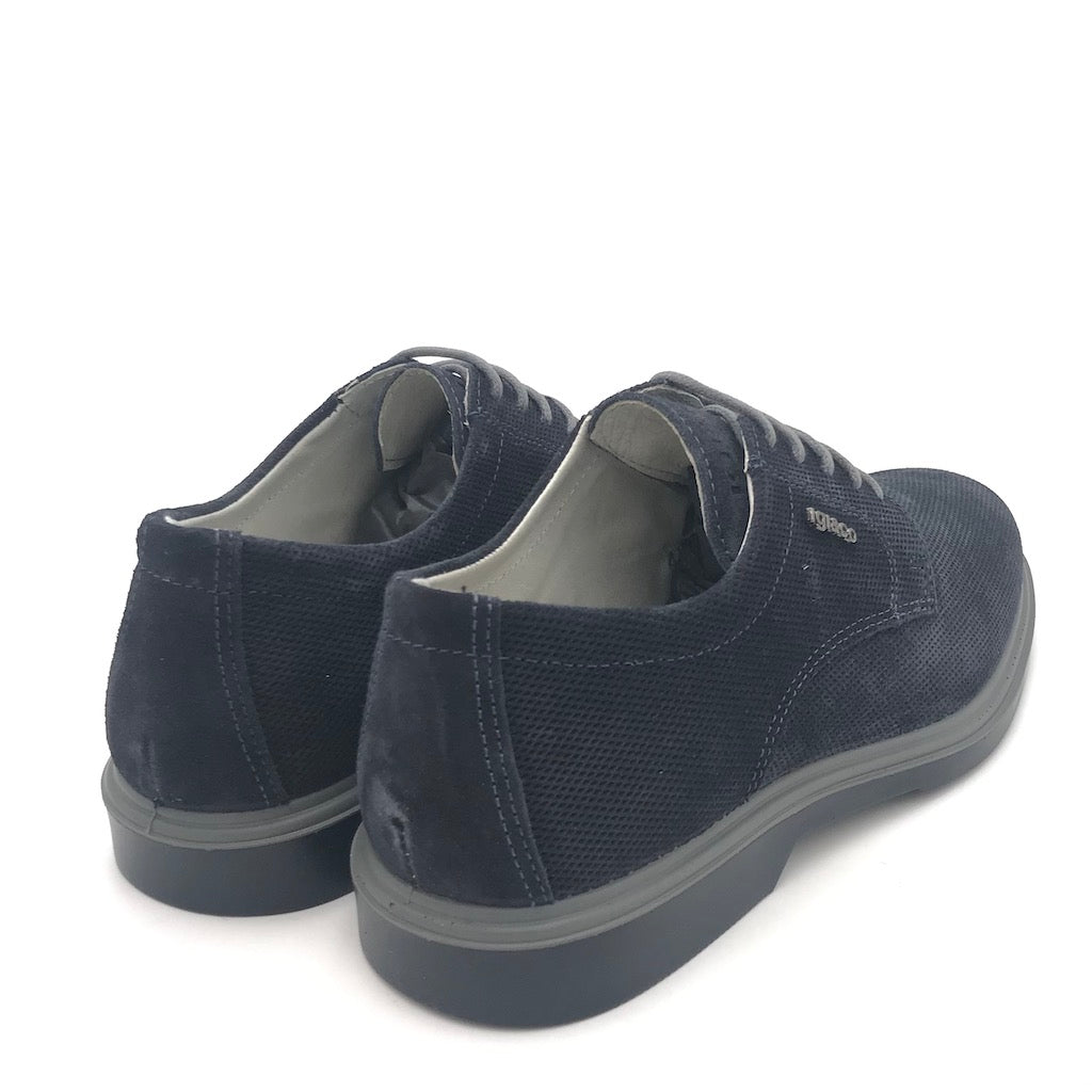 Zulian Calzature Allacciata Garret blu In Linea