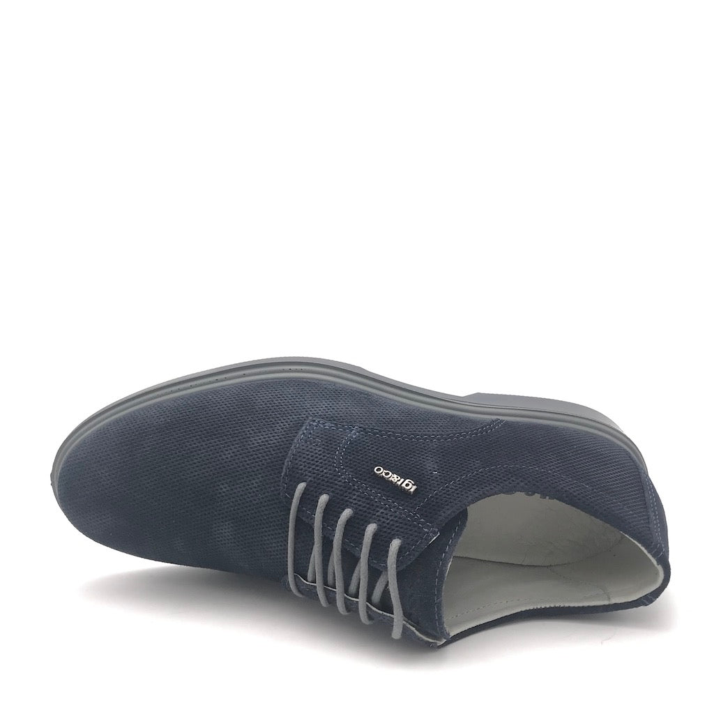 Zulian Calzature Allacciata Garret blu In Linea