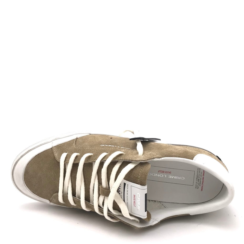 Zulian Calzature Sneakers Recut Low taupe Nuovo