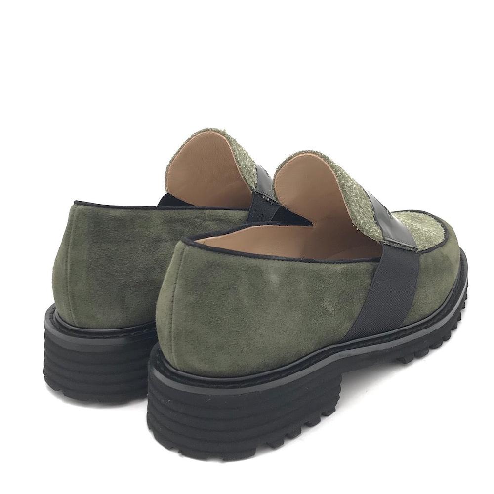 Zulian Calzature Mocassino Lina verde Shopping Online
