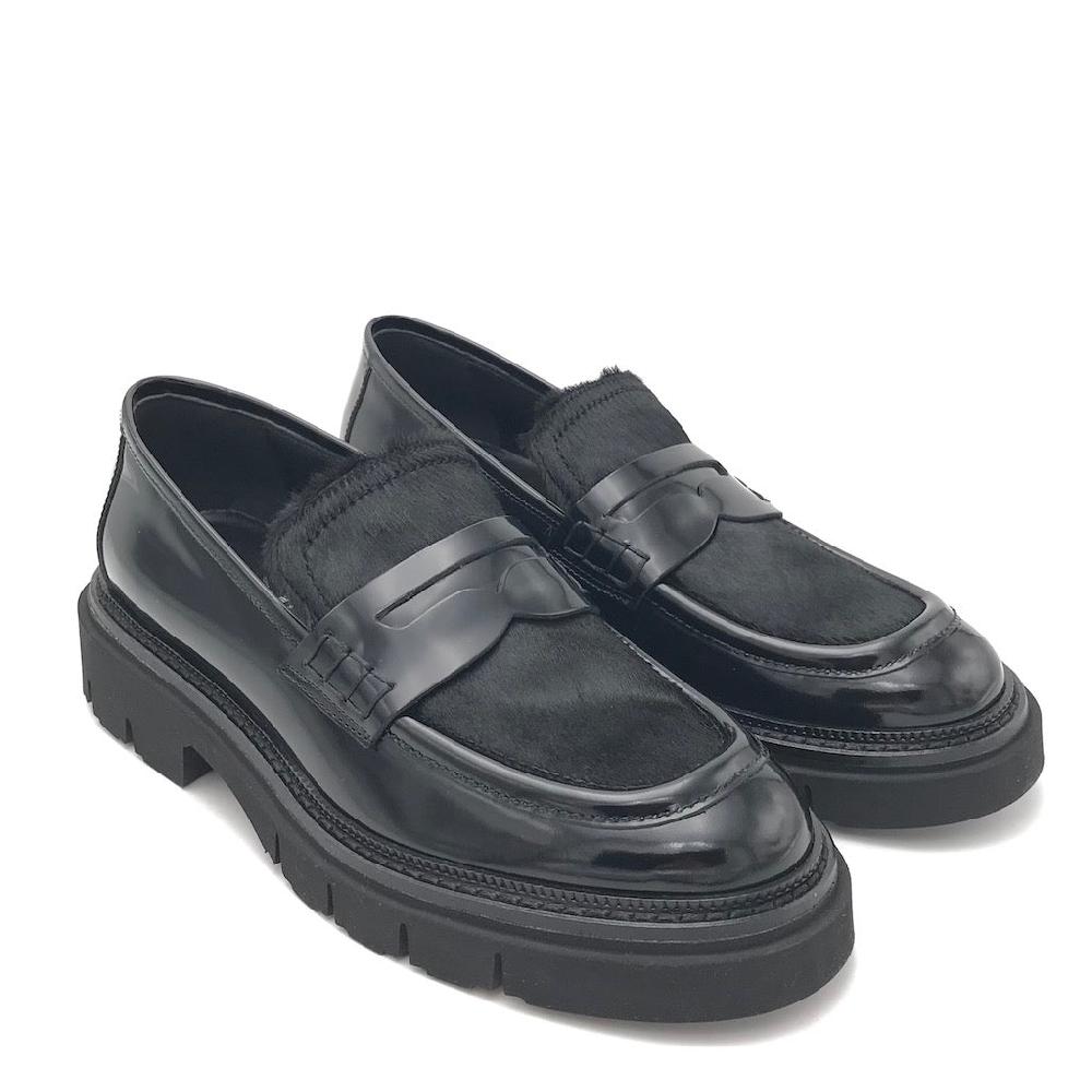 Zulian Calzature Mocassino Kurtal nero Affare Del Giorno