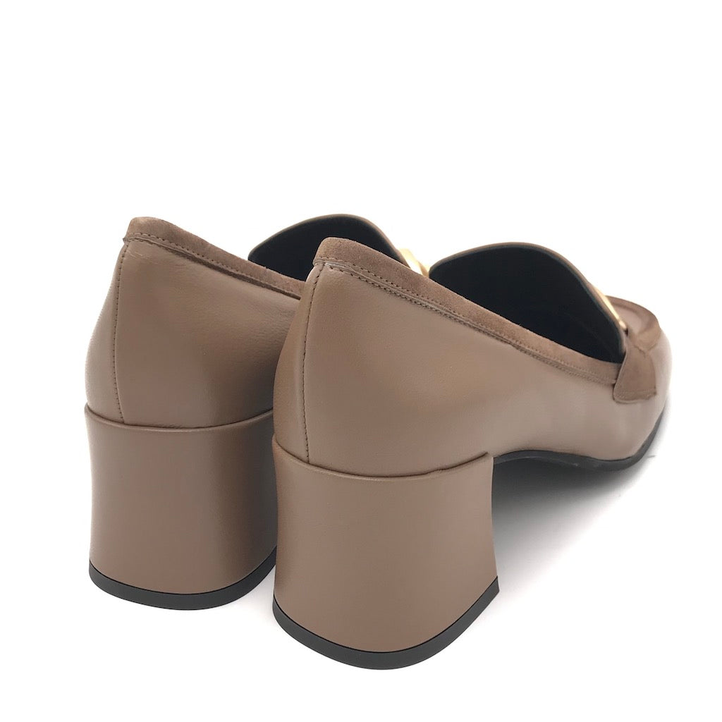 Zulian Calzature Mocassino Paola in pelle acero In Vendita