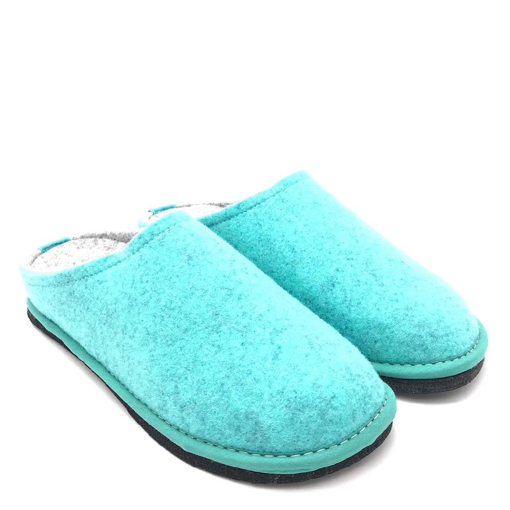 Zulian Calzature Ciabatta Easy bicolor tiffany-grigio Saldi