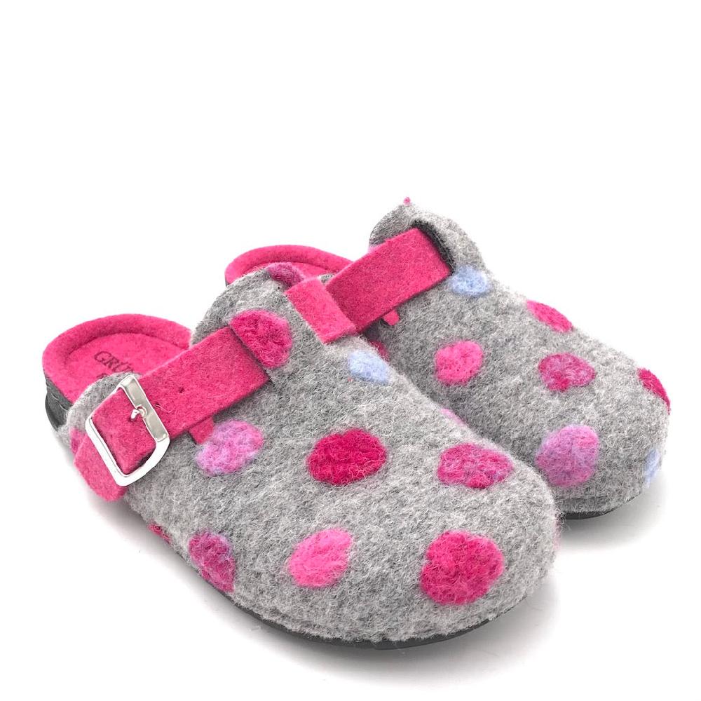 Zulian Calzature Ciabatta Pila grigio-fuxia Offerte