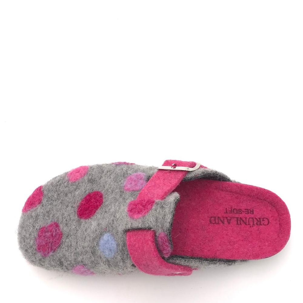 Zulian Calzature Ciabatta Pila grigio-fuxia Offerte