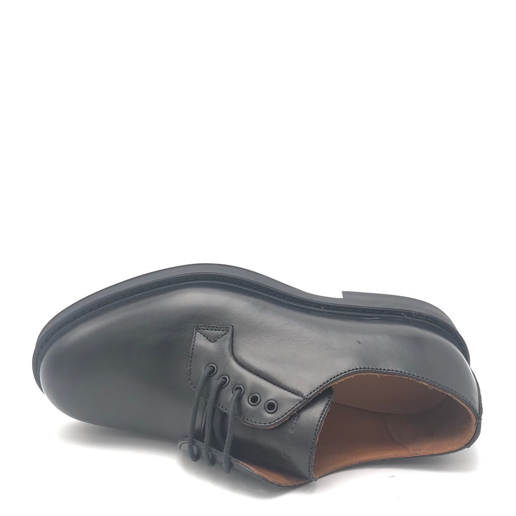 Zulian Calzature Scarpa allacciata nera Vendita Calda