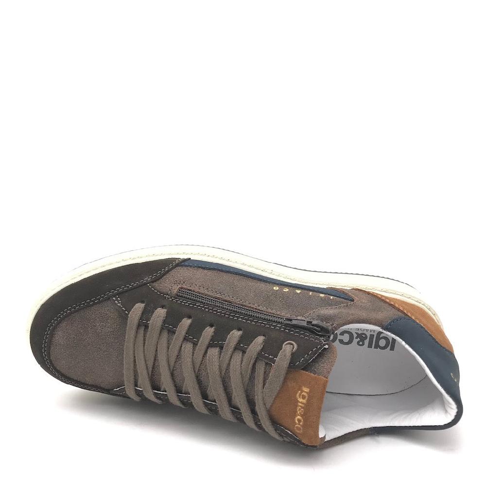 Zulian Calzature Sneakers Santiago camoscio marrone-blu I Più Venduti