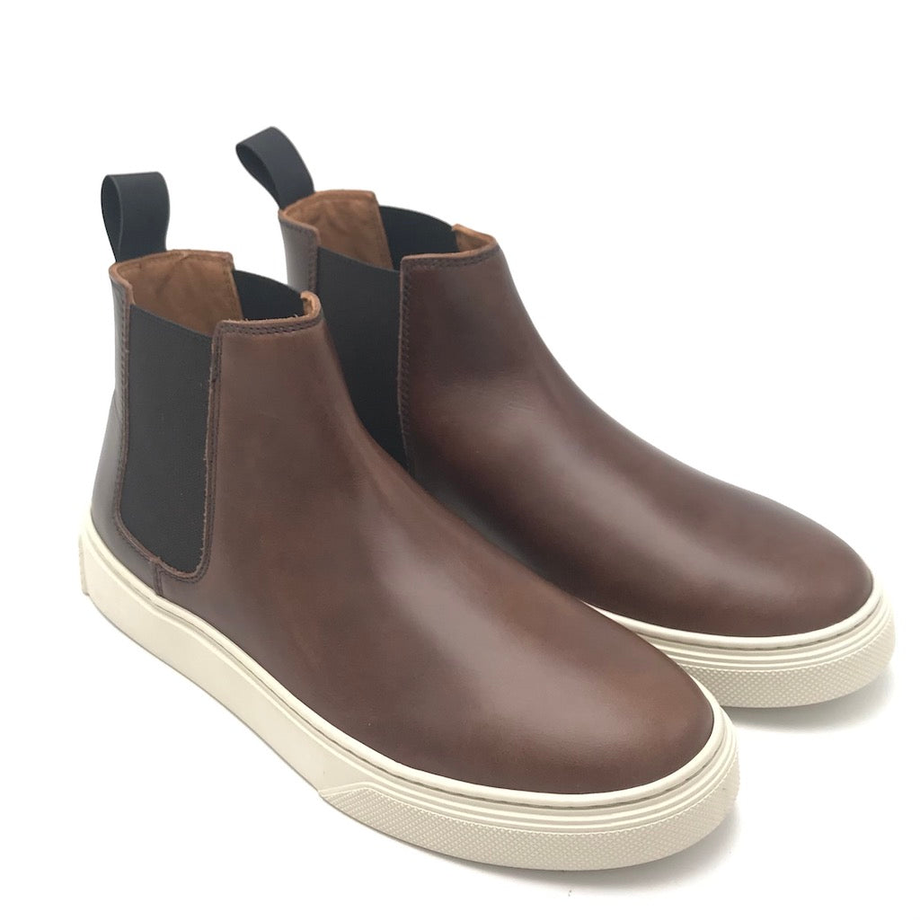 Zulian Calzature Beatles in pelle coffee Spedizione Gratuita