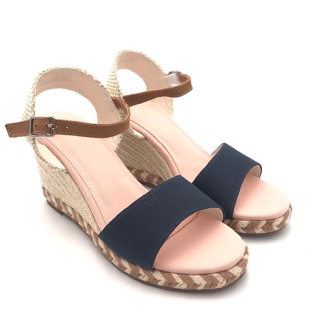 Zulian Calzature Sandalo Wells blu Saldi Di Fabbrica