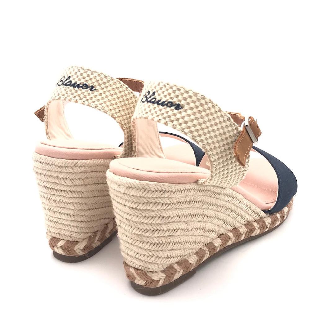 Zulian Calzature Sandalo Wells blu Saldi Di Fabbrica