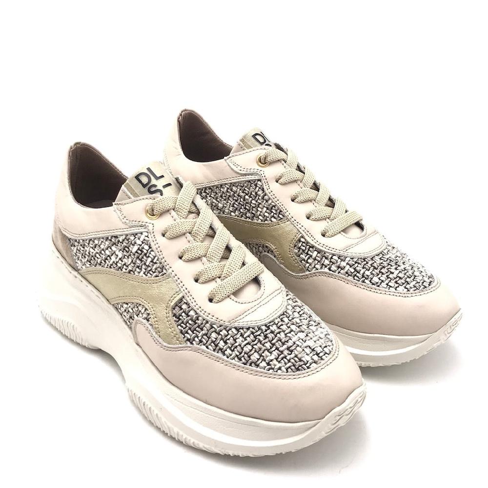 Zulian Calzature Sneakers in pelle latte Vendite Flash