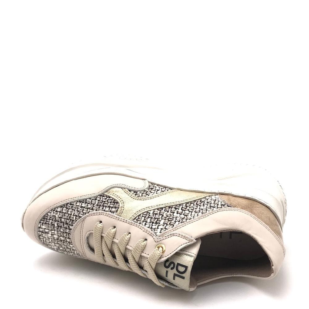 Zulian Calzature Sneakers in pelle latte Vendite Flash