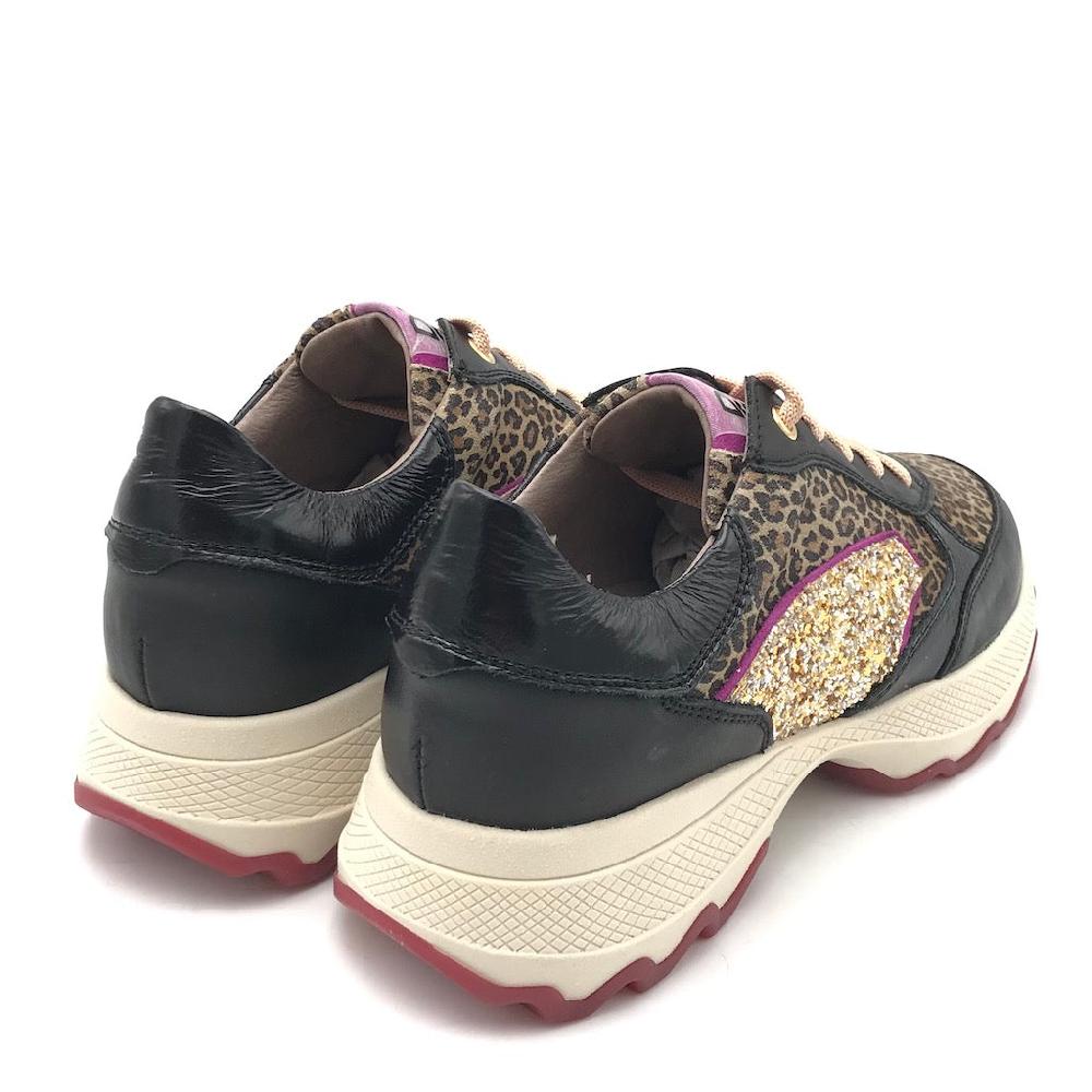 Zulian Calzature Sneakers nera animalier Negozio