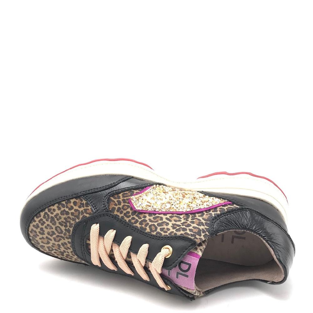 Zulian Calzature Sneakers nera animalier Negozio