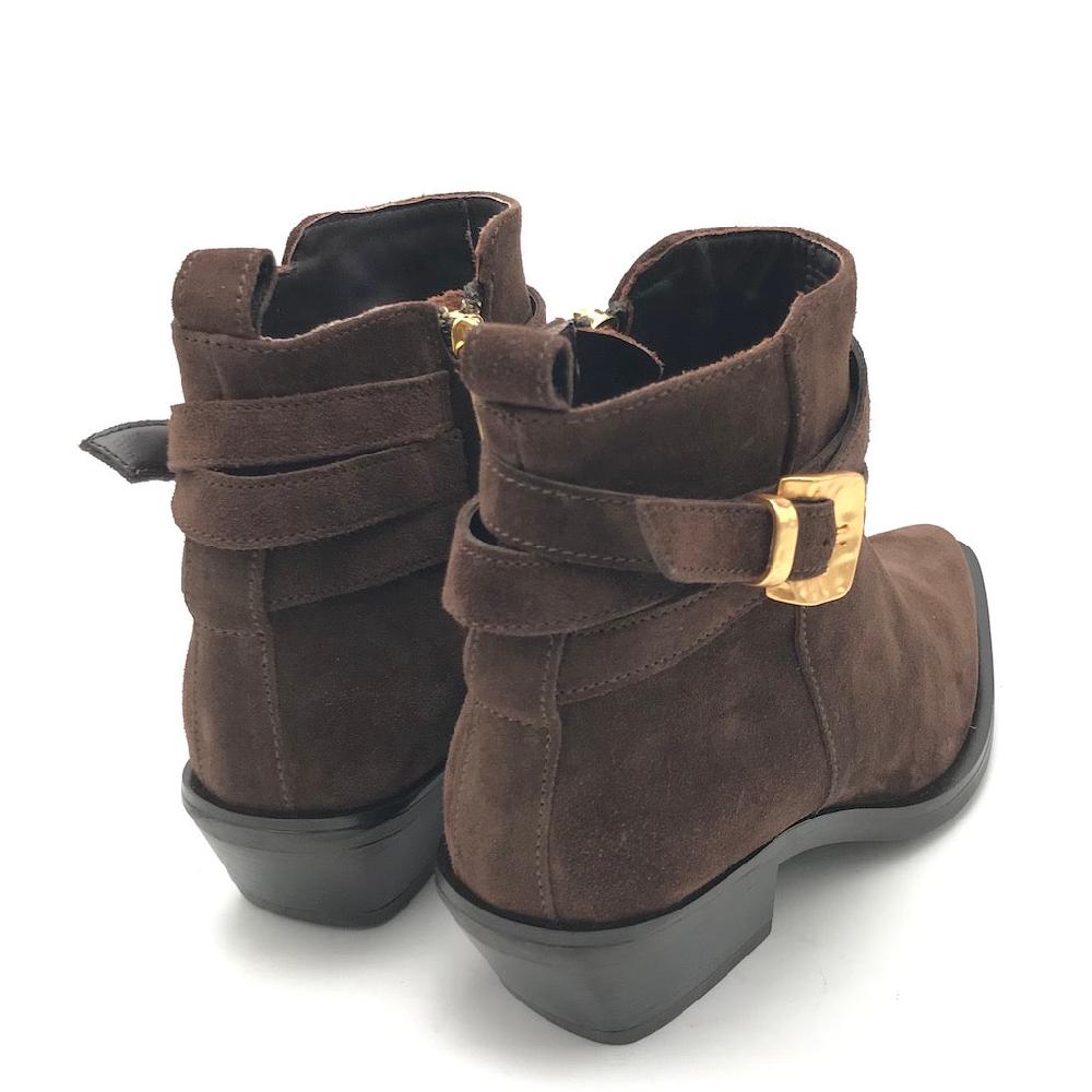 Zulian Calzature Texano in crosta moro Moda