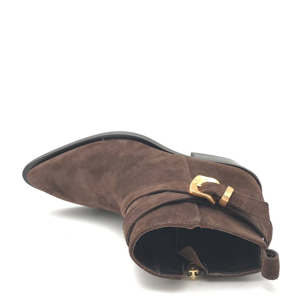 Zulian Calzature Texano in crosta moro Moda