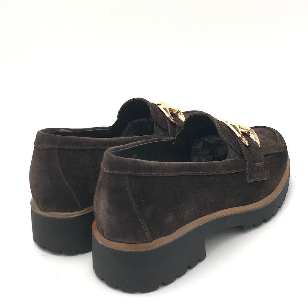 Zulian Calzature Mocassino in camoscio marrone 2025