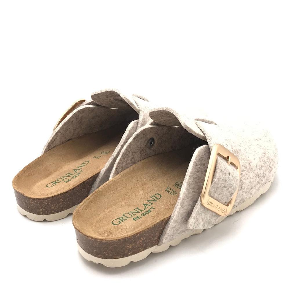 Zulian Calzature Ciabatta Sara in lana cotta marmo 2025