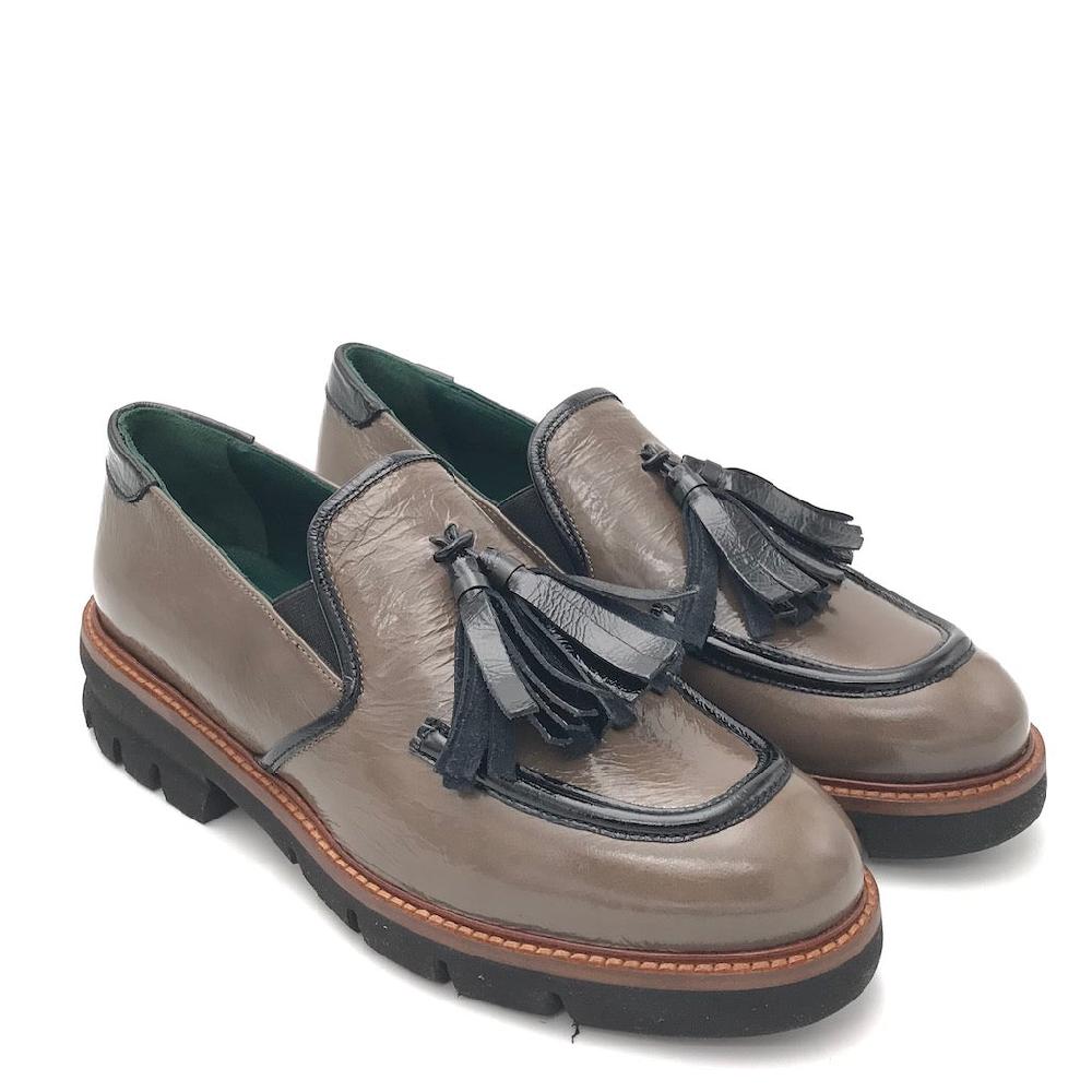 Zulian Calzature Mocassino in naplak elefant Acquista Ora