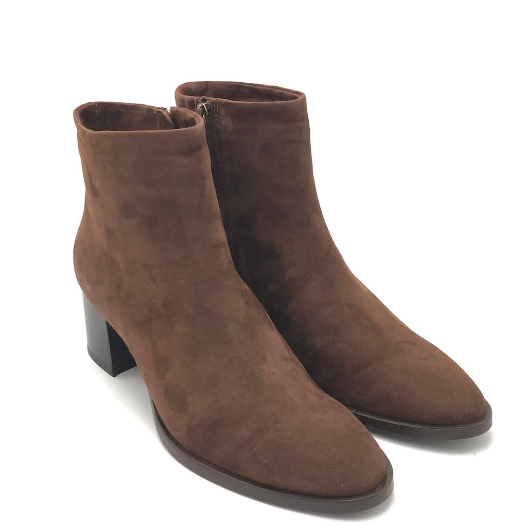 Zulian Calzature Tronchetto classico camoscio marrone Consegna Veloce
