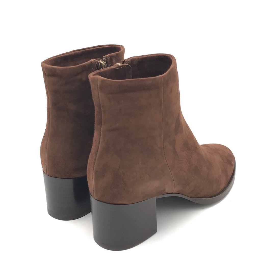 Zulian Calzature Tronchetto classico camoscio marrone Consegna Veloce