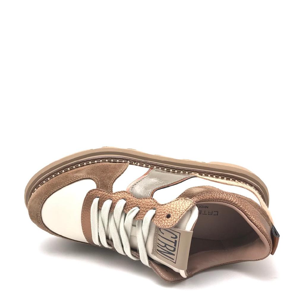 Zulian Calzature Sneakers in crosta castagna Offerta speciale