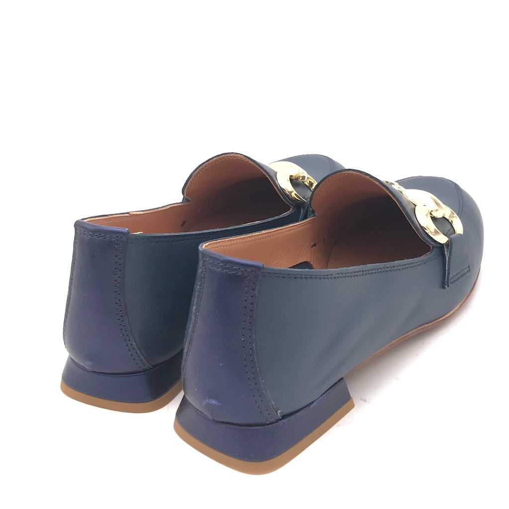 Zulian Calzature Mocassino nappa blu Saldi