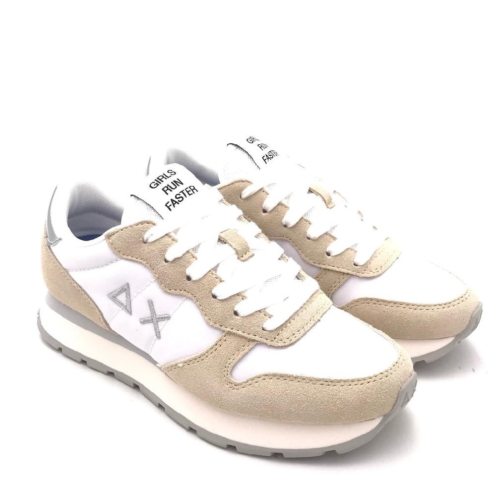 Zulian Calzature Sneakers Ally gold silver bianco-panna Vendita Economica