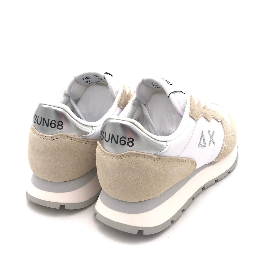 Zulian Calzature Sneakers Ally gold silver bianco-panna Vendita Economica