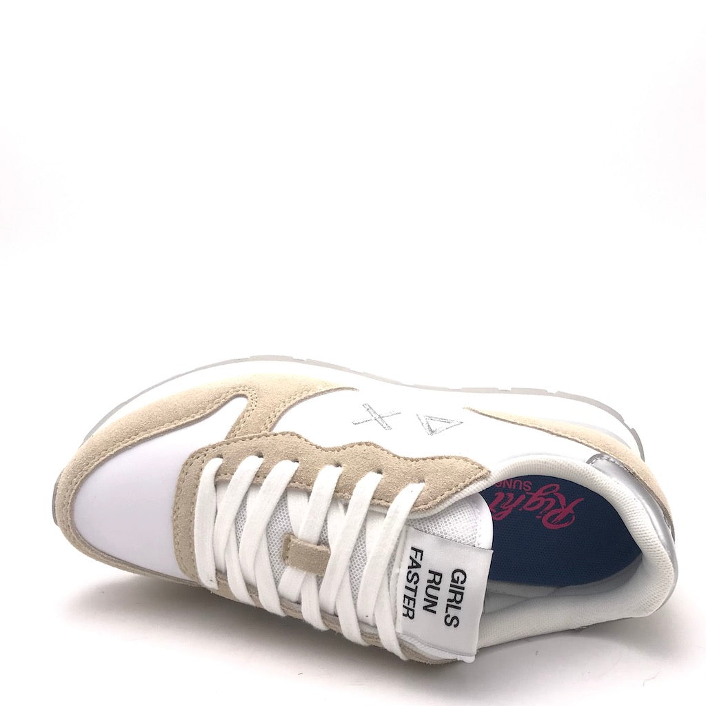 Zulian Calzature Sneakers Ally gold silver bianco-panna Vendita Economica