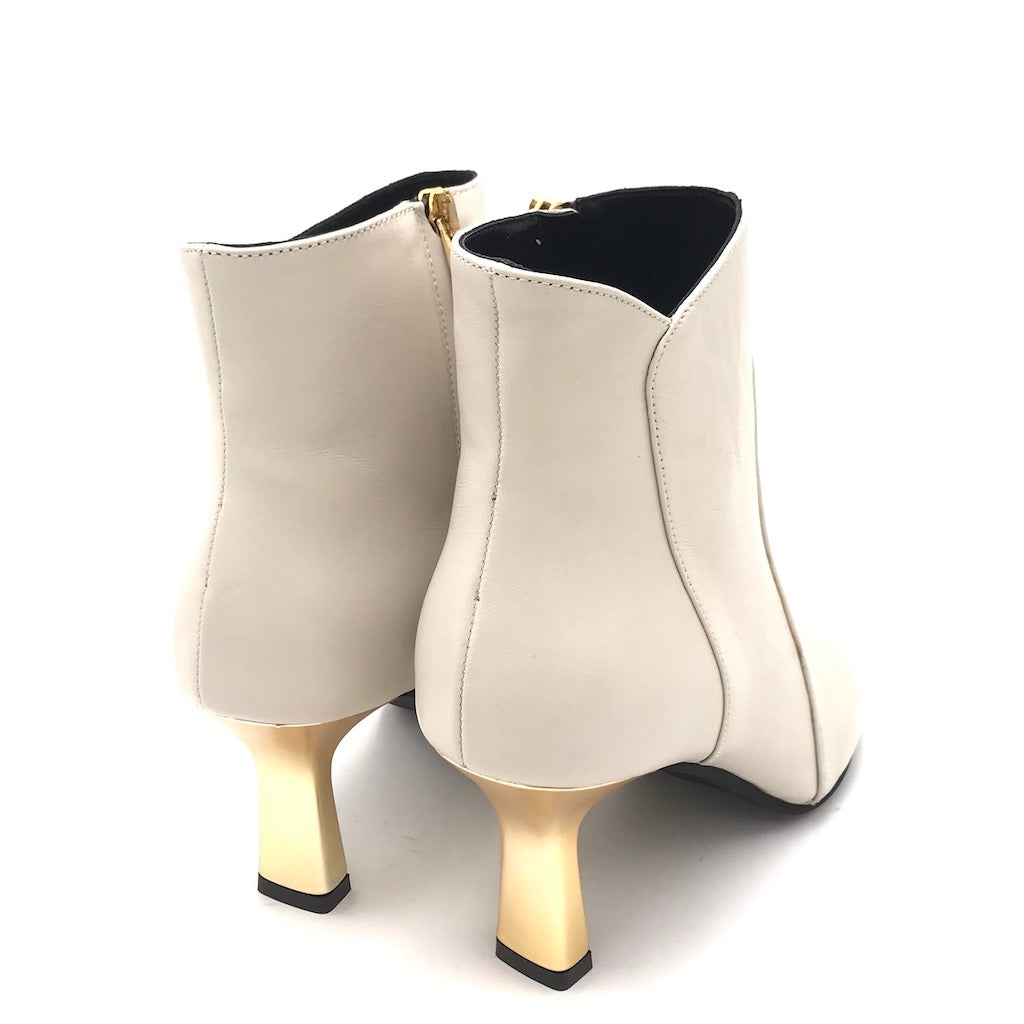 Zulian Calzature Tronchetto Cla in nappa milk Italy