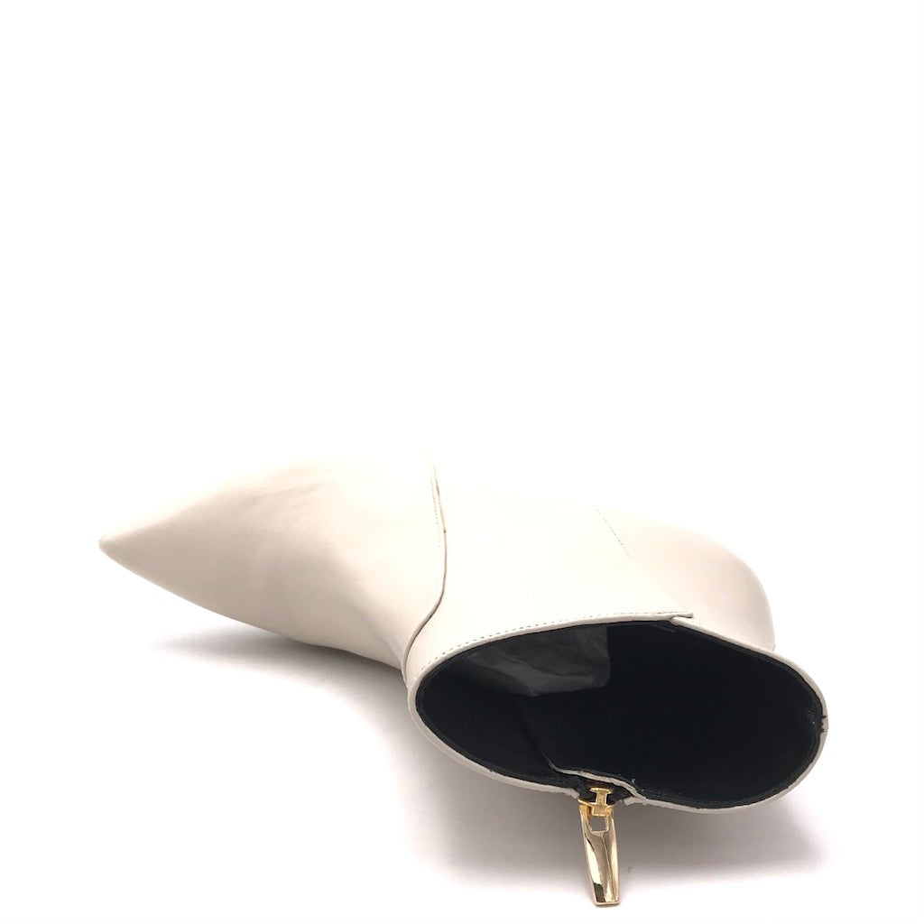 Zulian Calzature Tronchetto Cla in nappa milk Italy