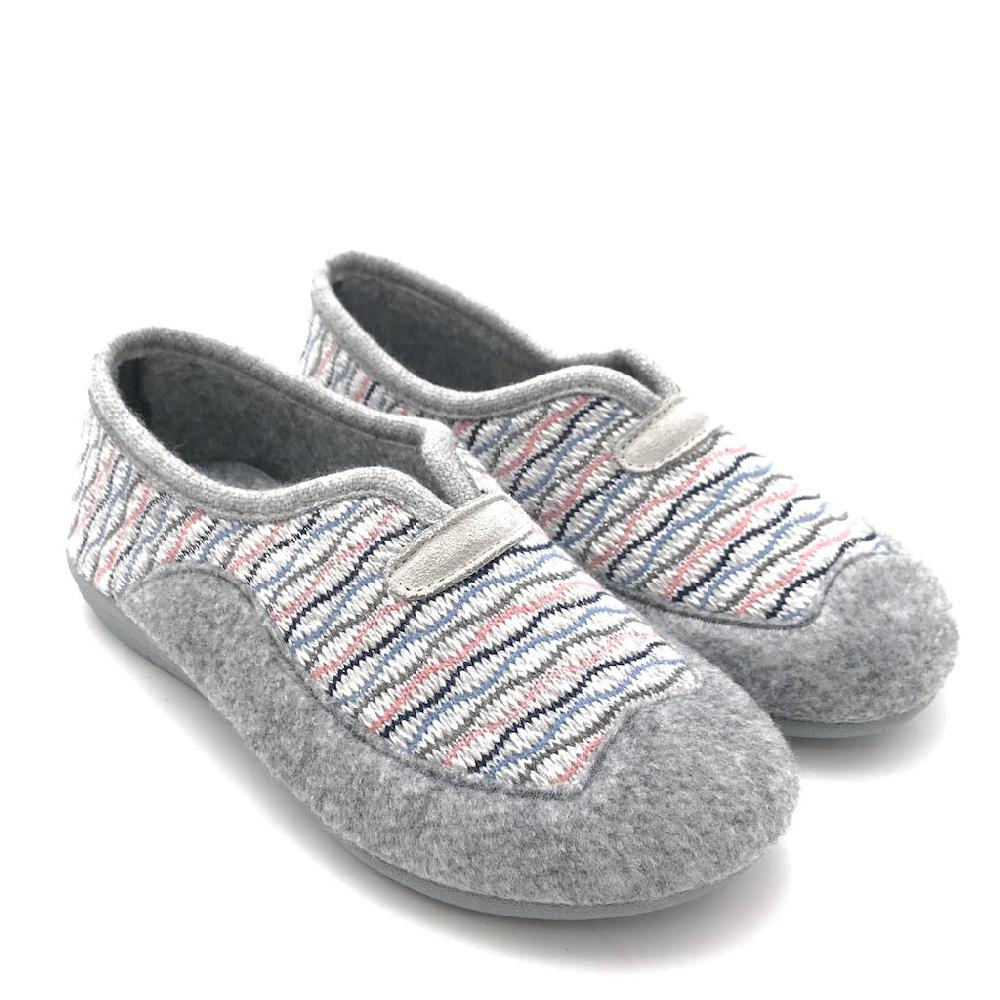 Zulian Calzature Pantofola Reca grigio Consegna Veloce