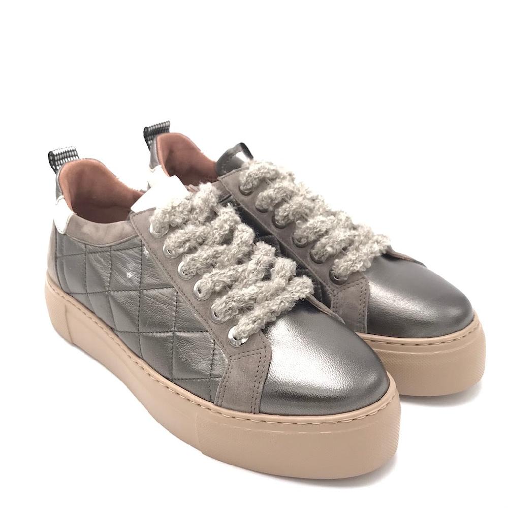 Zulian Calzature Sneakers trapuntata antracite Fino al 60% di sconto