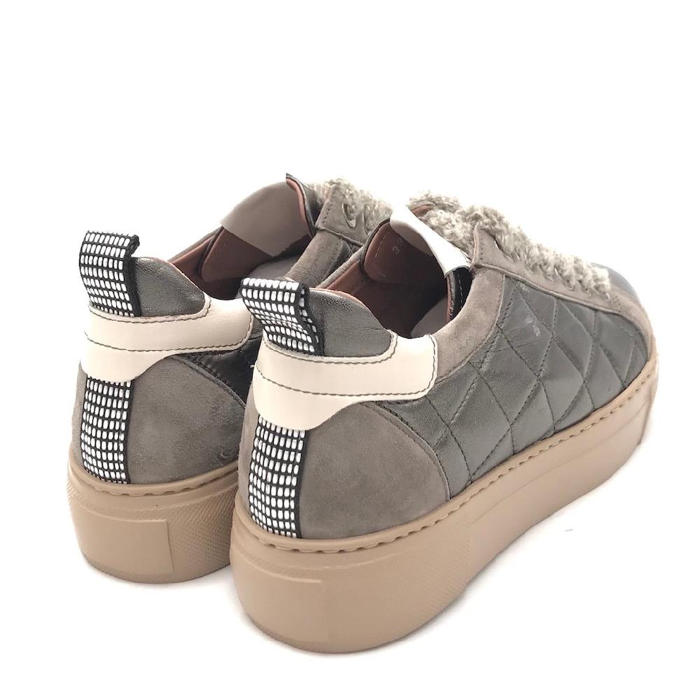 Zulian Calzature Sneakers trapuntata antracite Fino al 60% di sconto