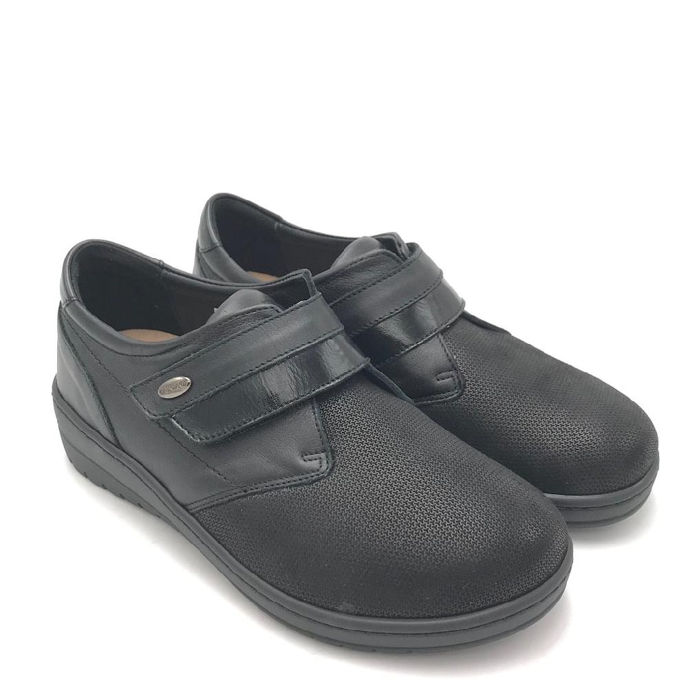 Zulian Calzature Scarpa Nile velcro nera Solo un giorno rimasto