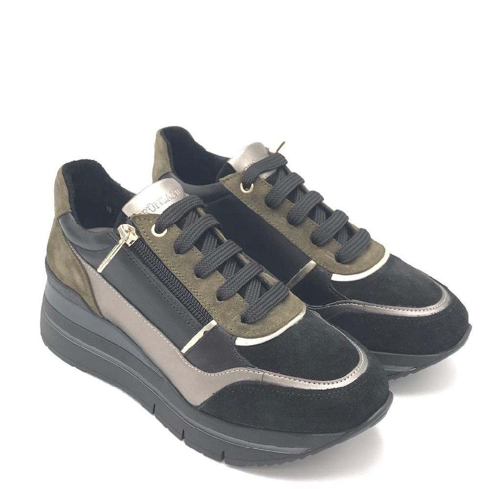 Zulian Calzature Sneakers Shaf oliva-multi Super sconto