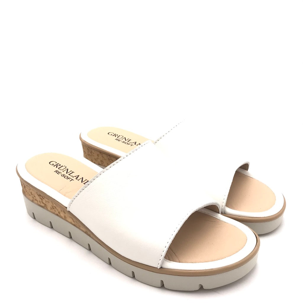 Zulian Calzature Ciabatta Pafo bianca In Vendita