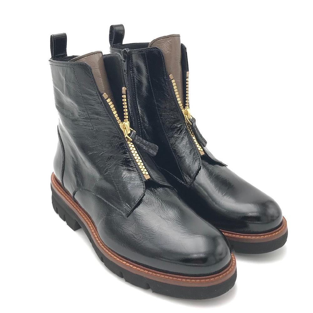 Zulian Calzature Tronchetto naplak nero zip Hotsell